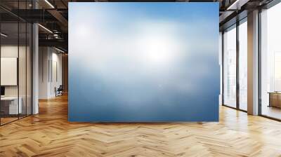 Abstract sky blue blurred background Wall mural