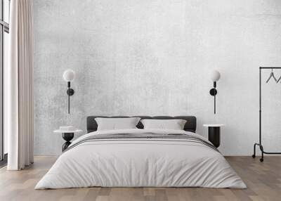 white grunge concrete wall texture Wall mural