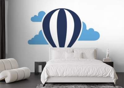 Air balloon logo Wall mural