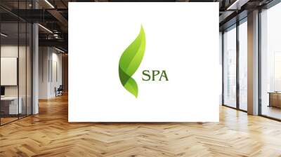 Spa logo Wall mural