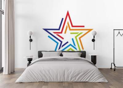 Star logo Wall mural