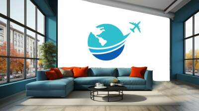 Travel logo  Wall mural