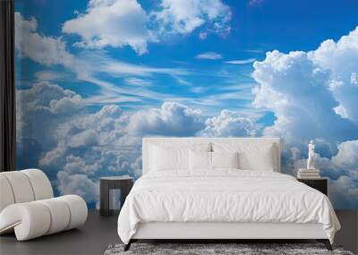 A cloudscape background Wall mural