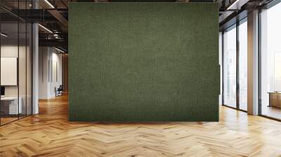 Olive green army background texture with vignette Wall mural