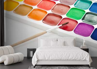 Watercolour paint Wall mural