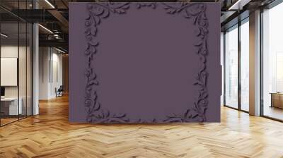 Frame, in the style of an ornament, Vector illustration eps 10, Art. Wall mural