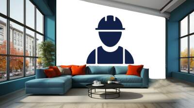 worker glyph icon , designed for web and app Wall mural