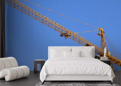 crane tower construction equipment Wall mural