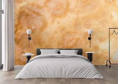 Close up texture of a pancake surface. Wall mural