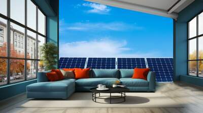 Solar photovoltaic panels Wall mural