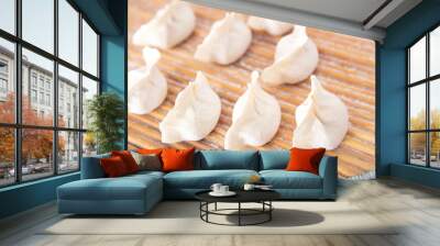 Freshly made dumplings Wall mural