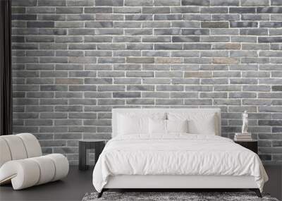 old vintage gray brick wall texture background Wall mural