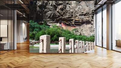 Xuan Kong Si, Hanging Temple in Datong City, Shanxi Province, China. Wall mural