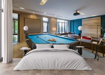 interior of luxury recreation room Wall mural