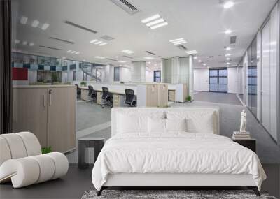 modern office room interior Wall mural