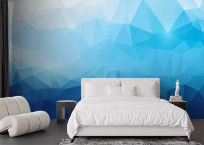 Vector abstract polygonal background Wall mural