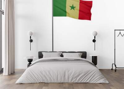 Senegal Flag 3 Wall mural