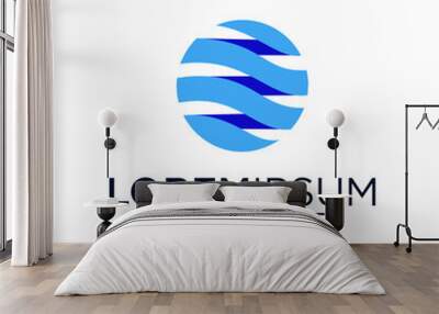 abstract company logo Wall mural