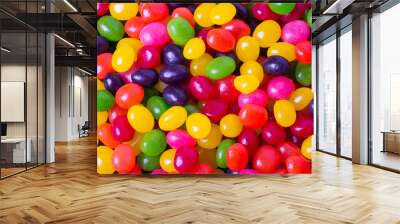 assortment of jelly beans for background Wall mural