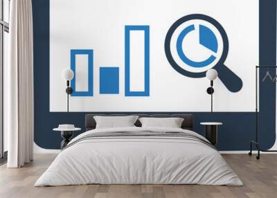 Web Alanytics Flat Icon Wall mural