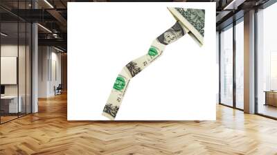 dollar arrow up Wall mural