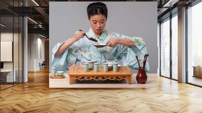 Getting ready for tea ceremony Wall mural