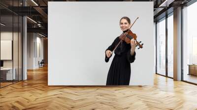 Woman musical artist playing violin Wall mural