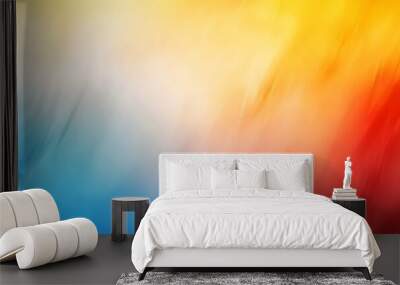 Abstract blurred gradient background colours with dynamic effect
 Wall mural