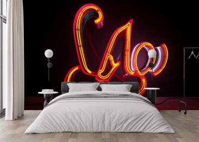 neon lamp (loanword)  Wall mural