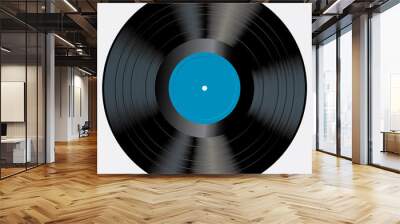 blue vinyl LP Wall mural