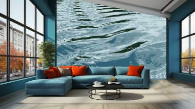 Waves back Wall mural