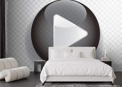 WB play button Wall mural