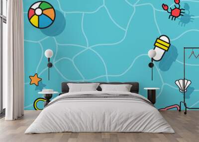 summer background Wall mural