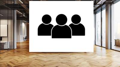 people icon. person icon. User Icon in trendy flat style isolated on grey background. Wall mural