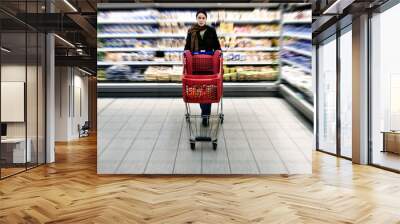 Grocery shopping Wall mural