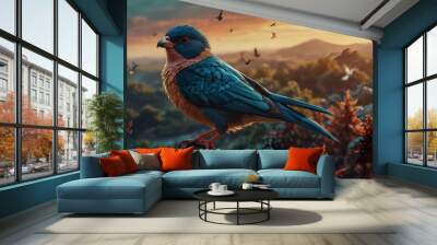 birds and nature  background and wallpaper Wall mural