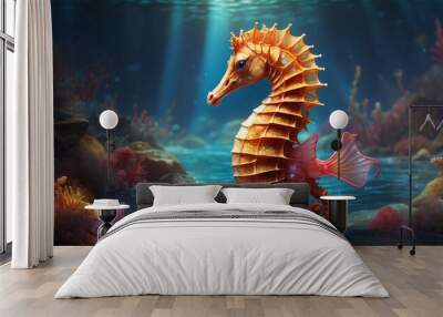 Seahorse HD wallpaper download Wall mural