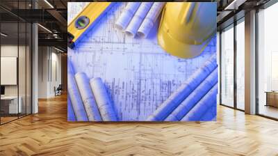 Contractor concept. Wall mural