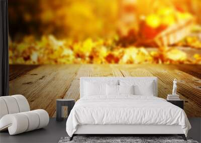 autumn background Wall mural