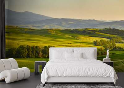 tuscany hills, panorama shoot Wall mural