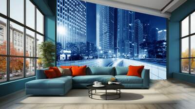 the light trails Wall mural