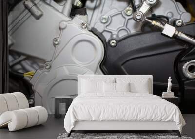 Motorcycle engine Wall mural