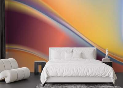 Color Wave. 2 Wall mural