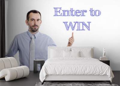 Enter to win Wall mural