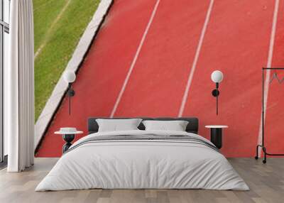 athletic tracks Wall mural