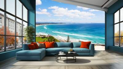 Kirra Beach on the Gold Coast Wall mural