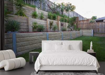 Retaining wall Wall mural