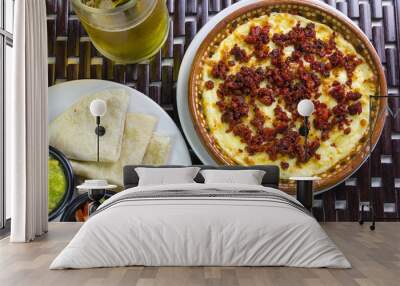 Chorizo with cheese Wall mural