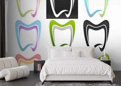 Dental Logo Wall mural