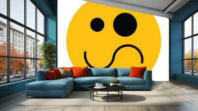 sad, happy, moody, surprised, angry, smile emoticon smiley icon vector Wall mural